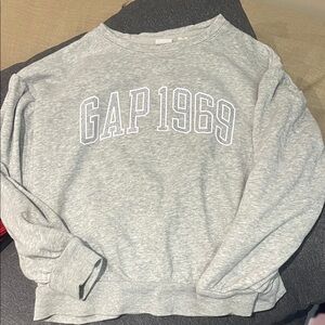 GAP Light Gray 1969 Logo Sweatshirt